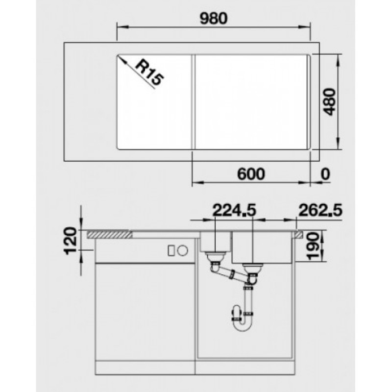Мойка LEGRA 6 S SILGRANIT вулканический серый BLANCO (527271) Мойка LEGRA 6 S SILGRANIT вулканический серый BLANCO (527271)