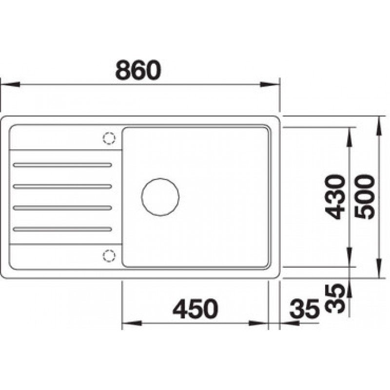 Мийка LEGRA XL 6 S SILGRANIT ніжний білий BLANCO (527091) Мийка LEGRA XL 6 S SILGRANIT ніжний білий BLANCO (527091)