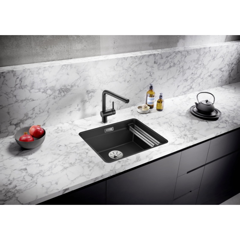 Мойка ETAGON 500-F SILGRANIT (в уровень) темная скала BLANCO (526344) Мойка ETAGON 500-F SILGRANIT (в уровень) темная скала BLANCO (526344)