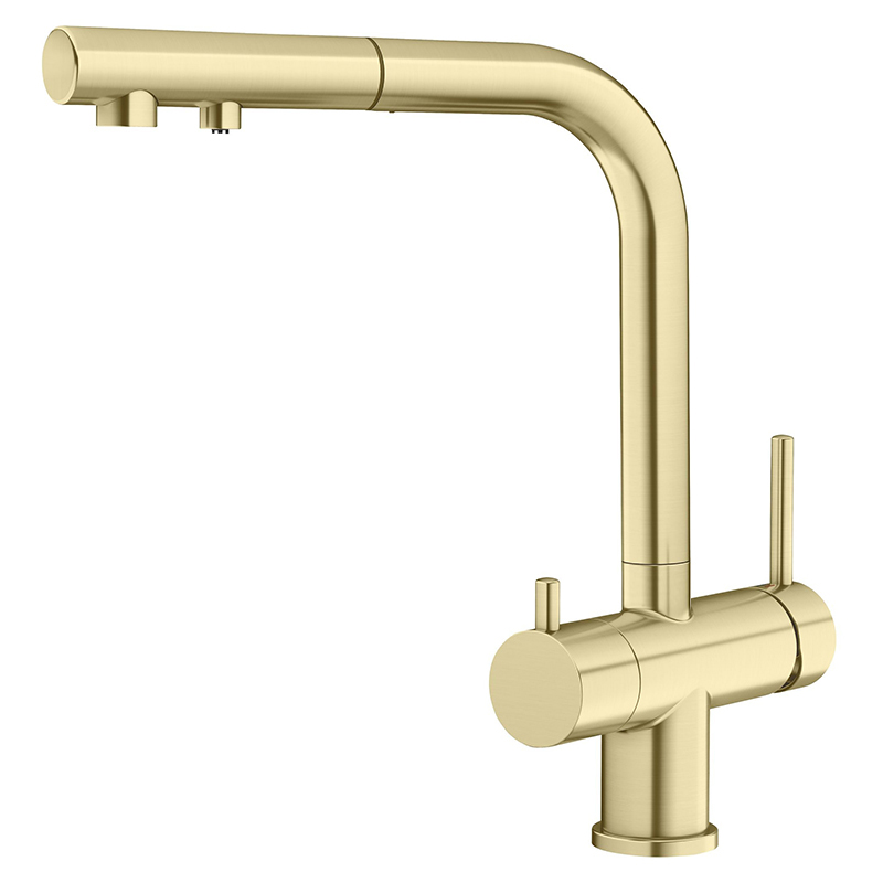 Змішувач FONTAS-S II satin gold (в/ш) BLANCO (526694) Змішувач FONTAS-S II satin gold (в/ш) BLANCO (526694)