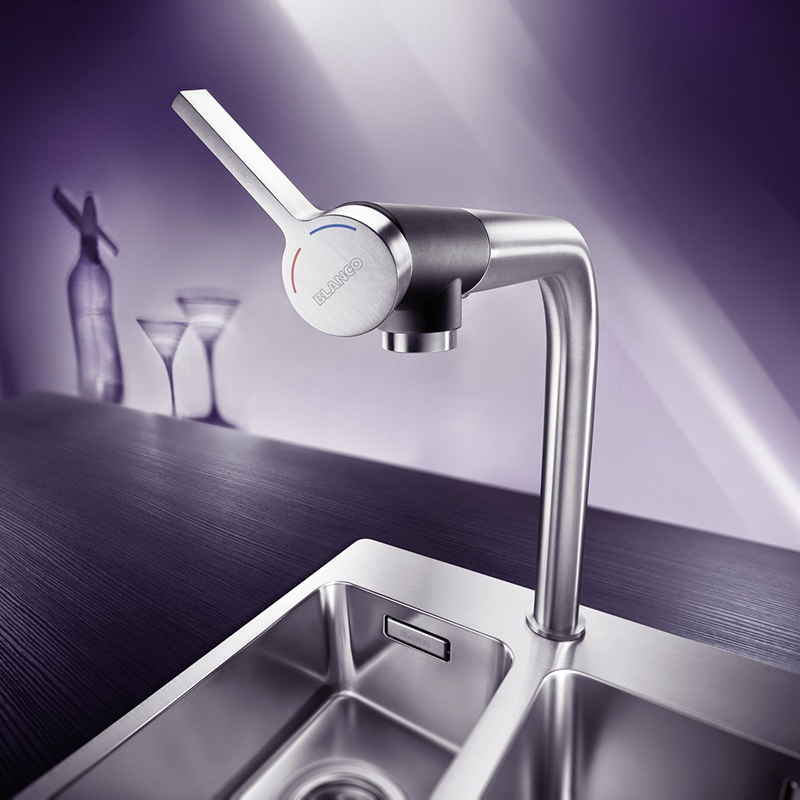 Смеситель VONDA нерж. сталь BLANCO (518435)