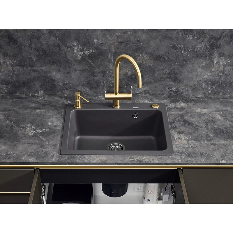 Дозатор LATO satin gold BLANCO (526699) Дозатор LATO satin gold BLANCO (526699)