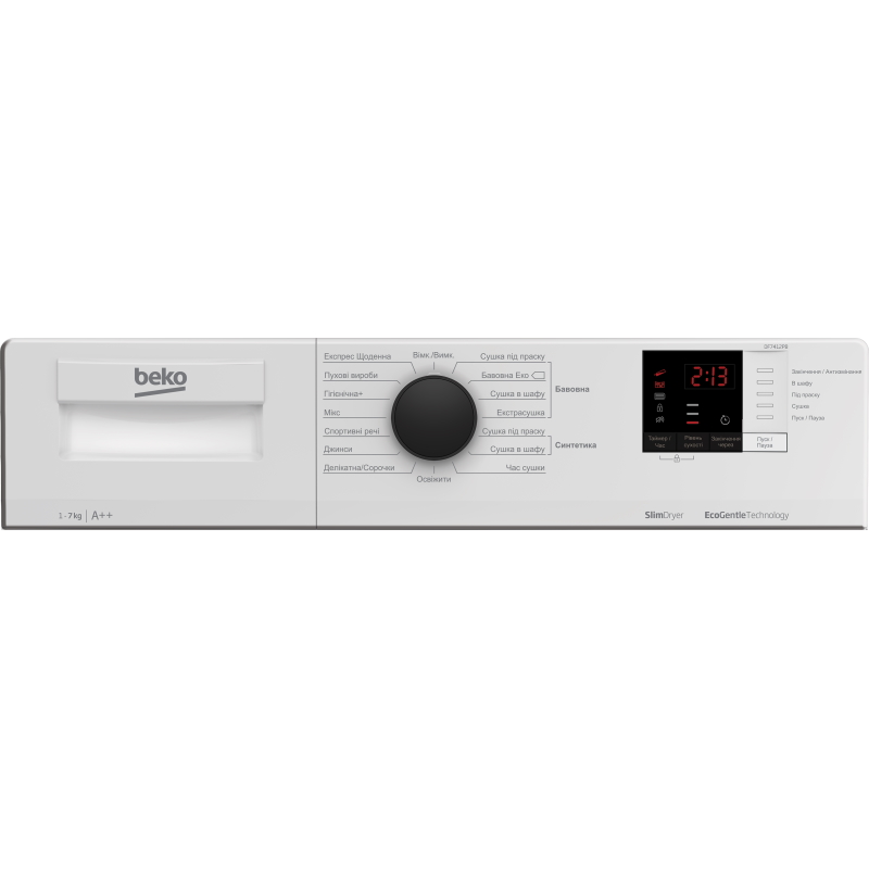 Сушильна машина 51см біла DF7412PB Beko Сушильна машина 51см біла DF7412PB Beko