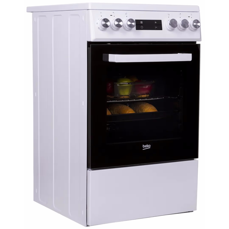 Плита електрична 50см біла FSM57300GW Beko Плита електрична 50см біла FSM57300GW Beko