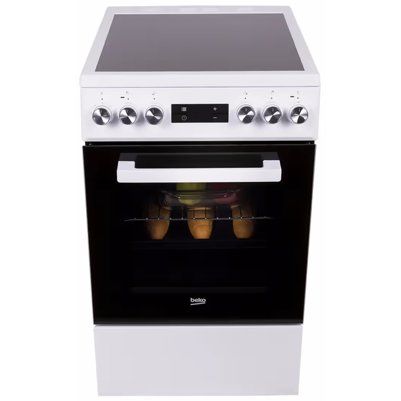 Плита електрична 50см біла FSM57300GW Beko Плита електрична 50см біла FSM57300GW Beko