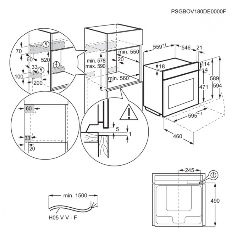 Духовой шкаф EOABS39WZ Electrolux