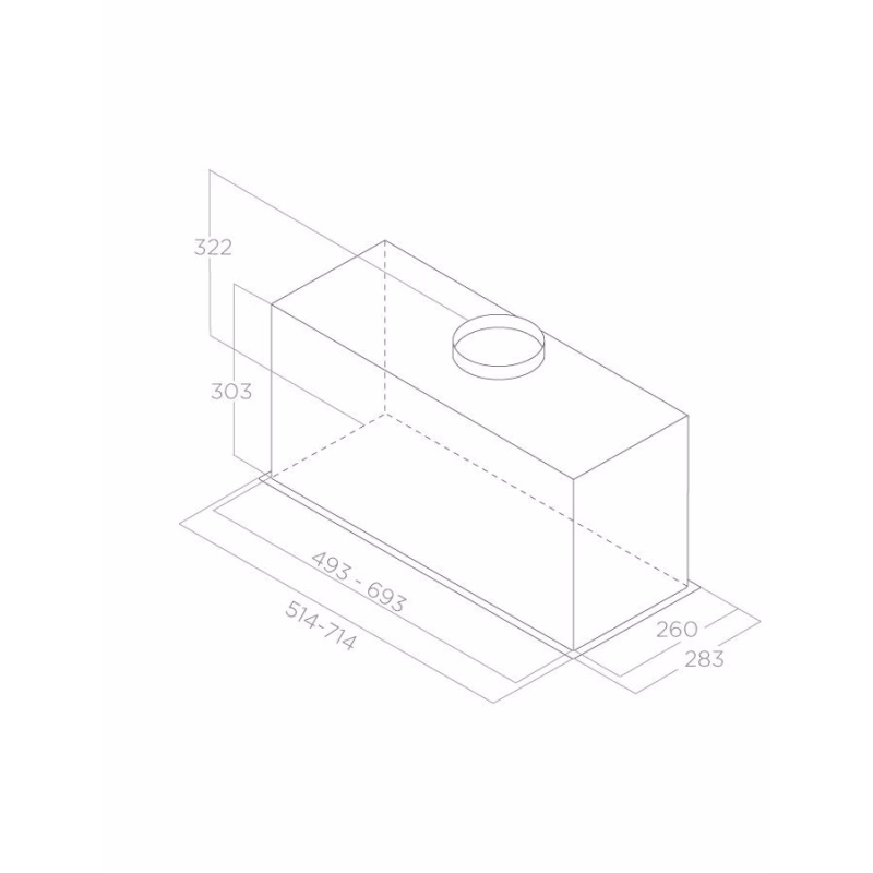 Вытяжка встраиваемая LANE SENSOR BL MAT/A/52 Elica Вытяжка встраиваемая LANE SENSOR BL MAT/A/52 Elica