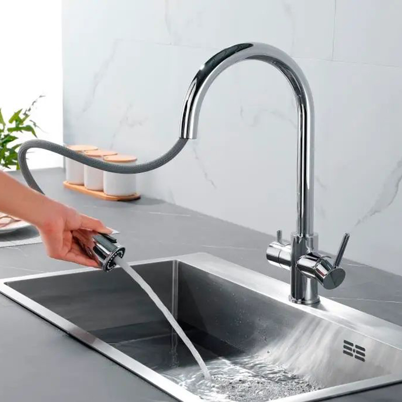 Змішувач комбінований FKM 3122 Inox Fabiano Змішувач комбінований FKM 3122 Inox Fabiano
