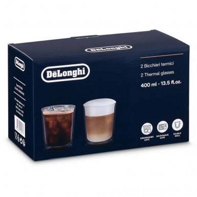 Набір склянок DLSC318 DRINKS (2шт) 400 ML DeLonghi