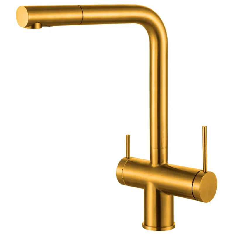 Змішувач Fabiano FKM 3114 SS Nano Gold Fabiano Змішувач Fabiano FKM 3114 SS Nano Gold Fabiano