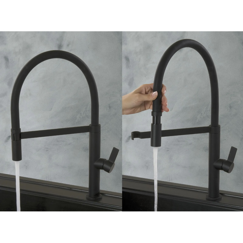 Змішувач Velvet Black FKM 68Р Fabiano Змішувач Velvet Black FKM 68Р Fabiano