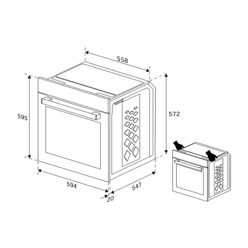 Духовой шкаф BBIS12300XDE Beko
