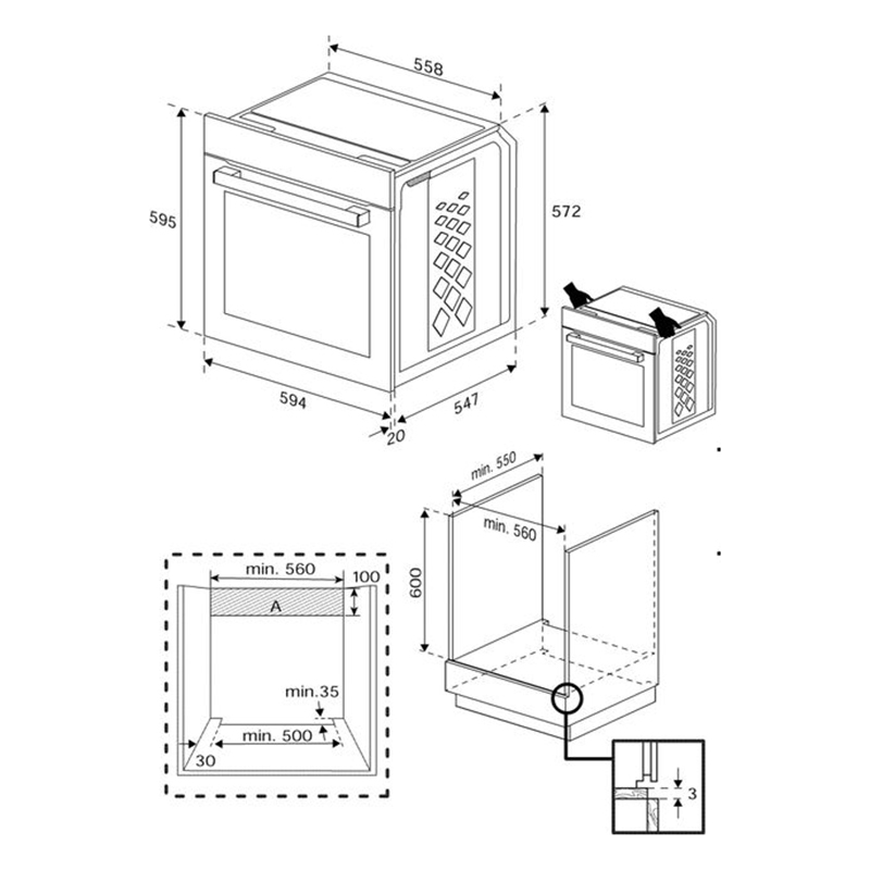 Духова шафа BBIM14300WMS Beko Духова шафа BBIM14300WMS Beko
