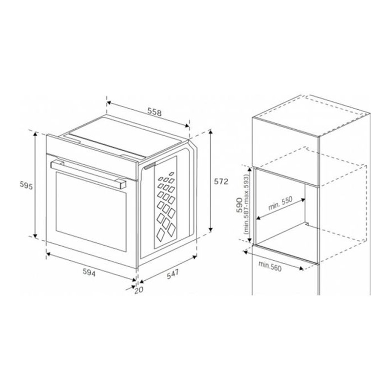 Духовой шкаф BBIS18300XCSE Beko Духовой шкаф BBIS18300XCSE Beko