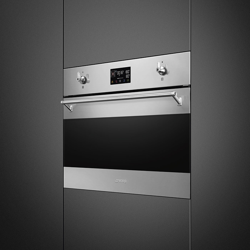 Духовой шкаф с паром SO4302S3X Smeg