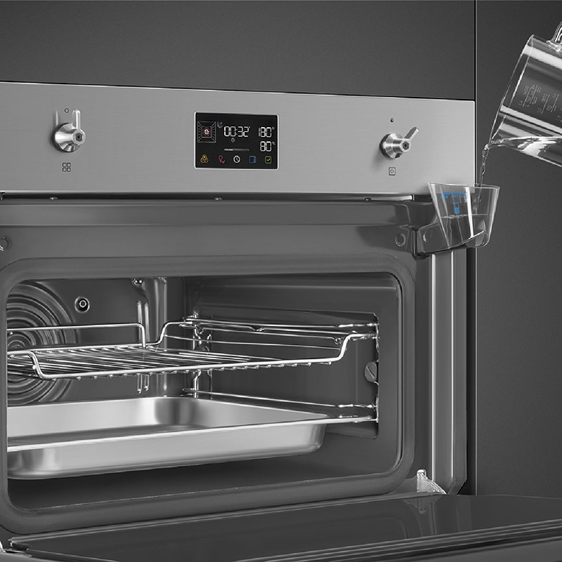 Духовой шкаф с паром SO4302S3X Smeg