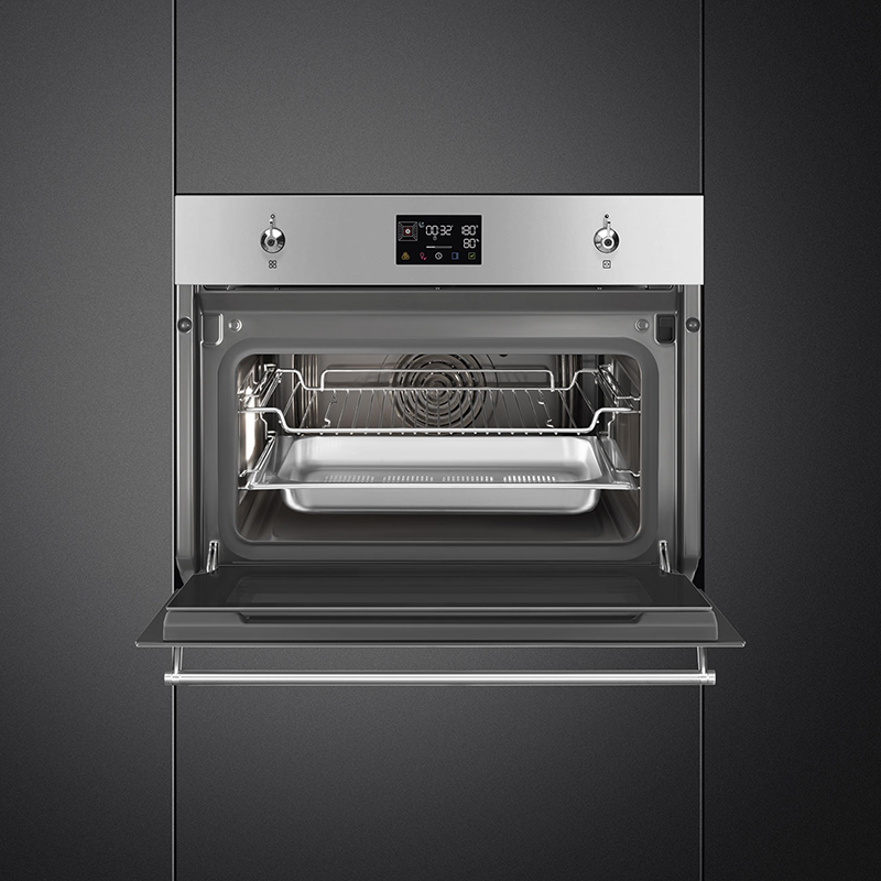 Духовой шкаф с паром SO4302S3X Smeg