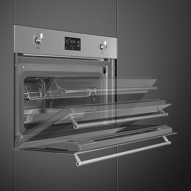 Духовой шкаф с паром SO4302S3X Smeg