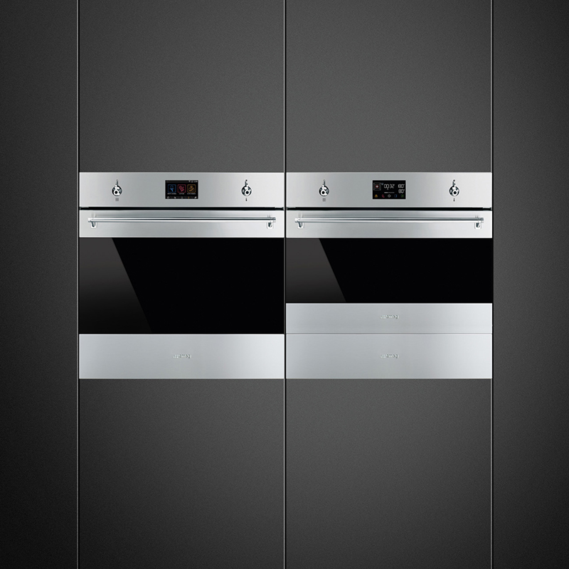 Духовой шкаф с паром SO4302S3X Smeg