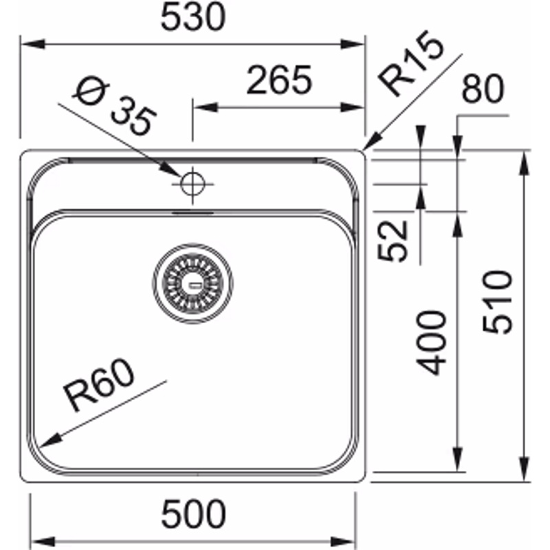 Мийка нерж. сталь Smart SRX 210-50 TL Franke (127.0703.299) Мийка нерж. сталь Smart SRX 210-50 TL Franke (127.0703.299)