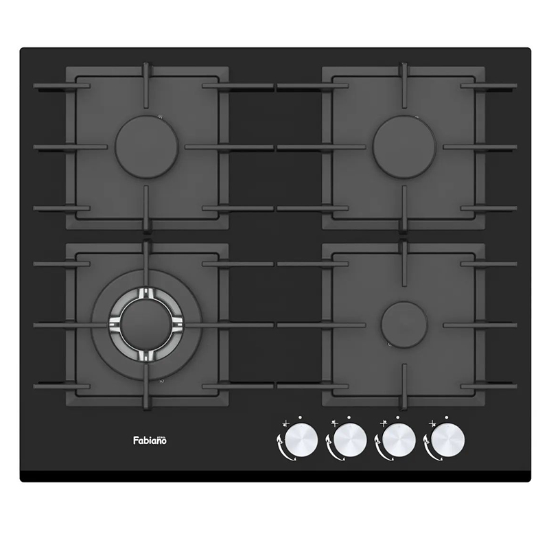 Газова поверхня  FHG 1444 VGHT2 Black Glass Fabiano