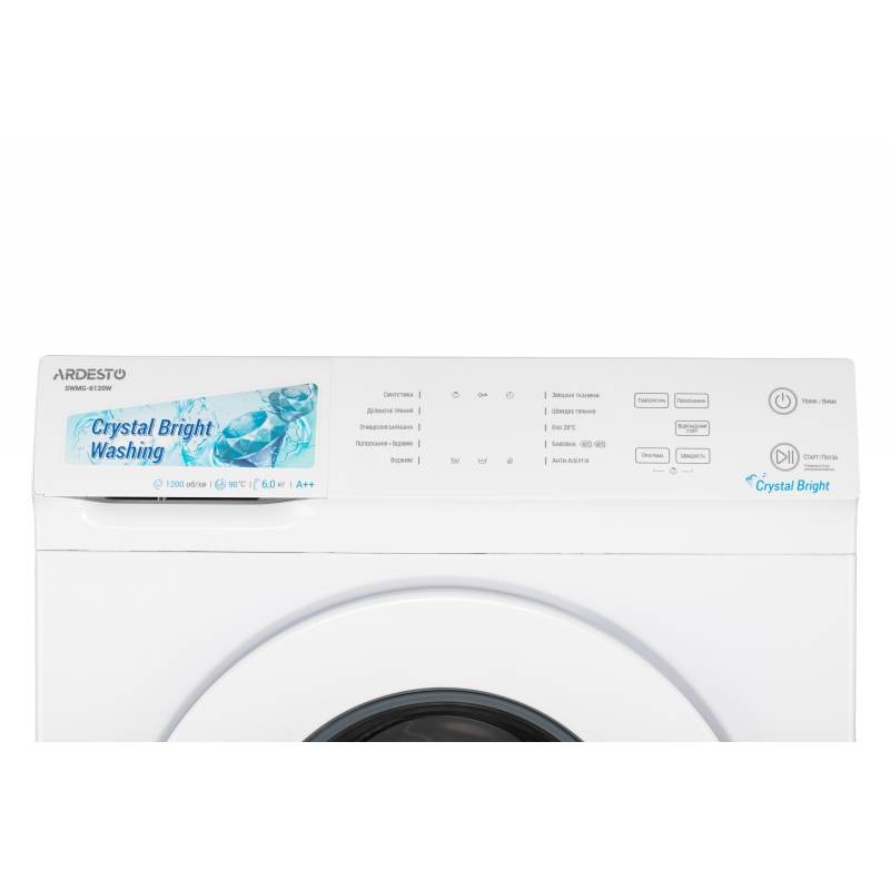 Стиральная машина фронтальная SWMG-6120w белая ARDESTO