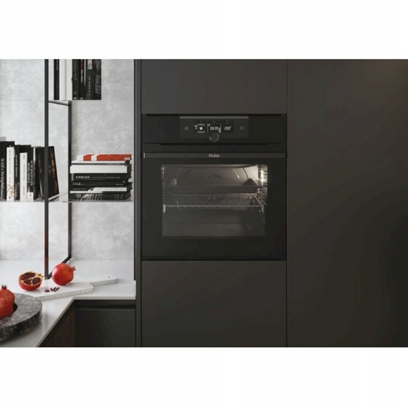 Духовой шкаф HWO60SM2F3BH черная Haier