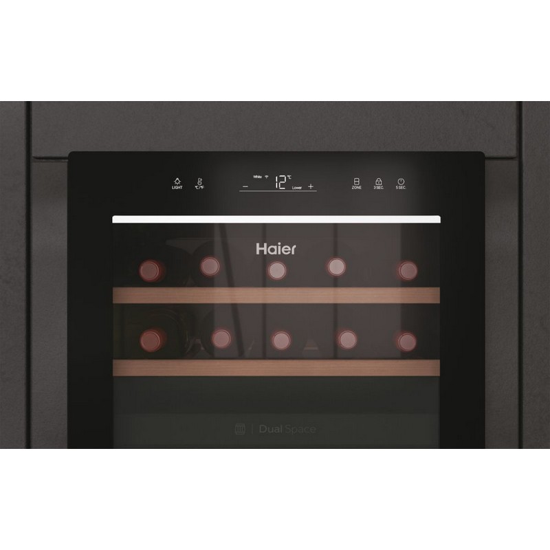 Холодильник для вина HWS42GDAU1 черный Haier Холодильник для вина HWS42GDAU1 черный Haier