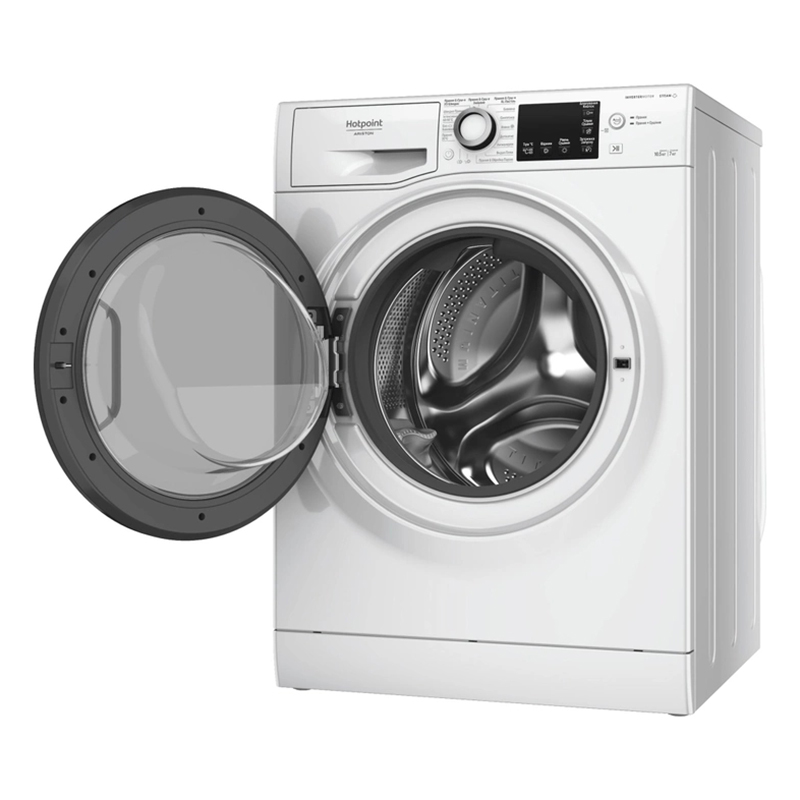 Прально-сушильна машина фронтальна NDB10570DAUA біла Hotpoint-Ariston Прально-сушильна машина фронтальна NDB10570DAUA біла Hotpoint-Ariston