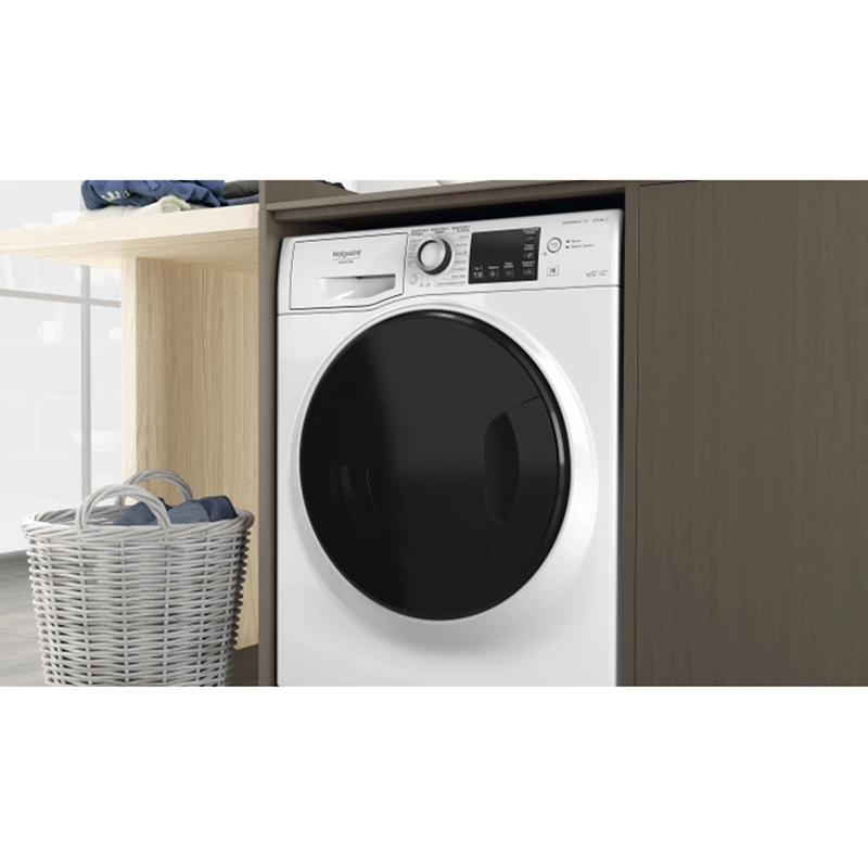 Прально-сушильна машина фронтальна NDB10570DAUA біла Hotpoint-Ariston Прально-сушильна машина фронтальна NDB10570DAUA біла Hotpoint-Ariston