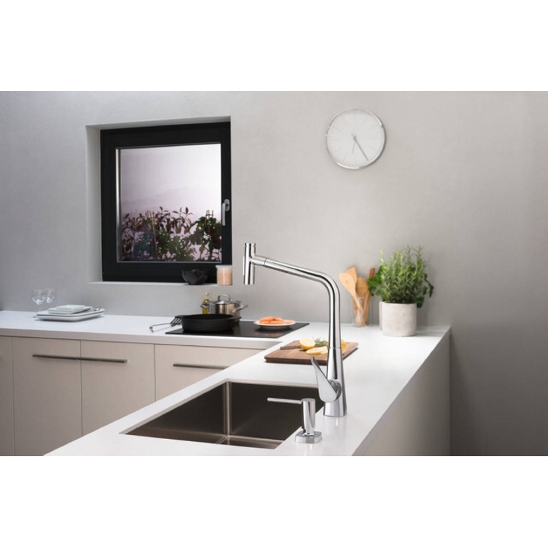 Дозатор для миючих засобів A71 500мл хром Hansgrohe (40468000) Дозатор для миючих засобів A71 500мл хром Hansgrohe (40468000)