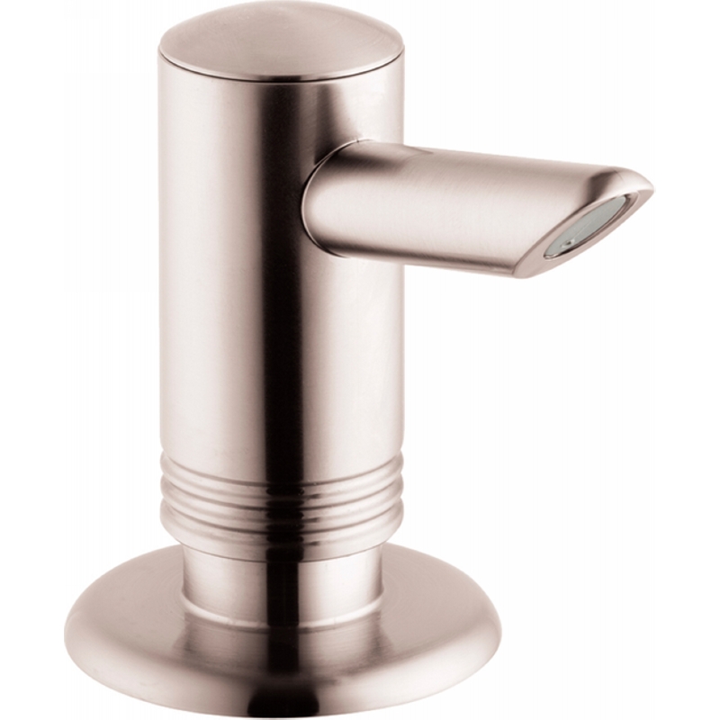 Дозатор для миючих засобів 300мл сталевий Hansgrohe (40418800) Дозатор для миючих засобів 300мл сталевий Hansgrohe (40418800)