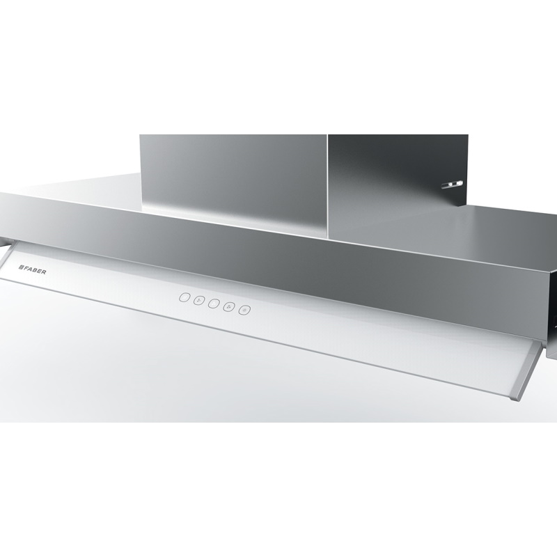 Вытяжка встроенная In - Nova Touch Wh/X A60, нерж./білий Faber (305.0611.157)
