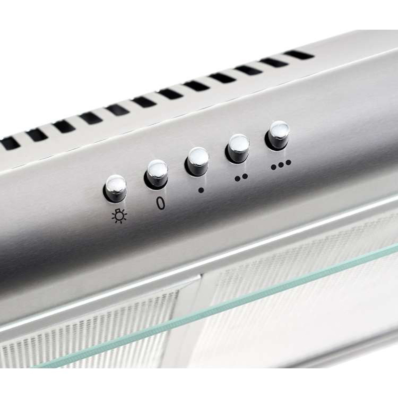 Пристінна витяжка ROMA 60 INOX 2M LUX VENTOLUX