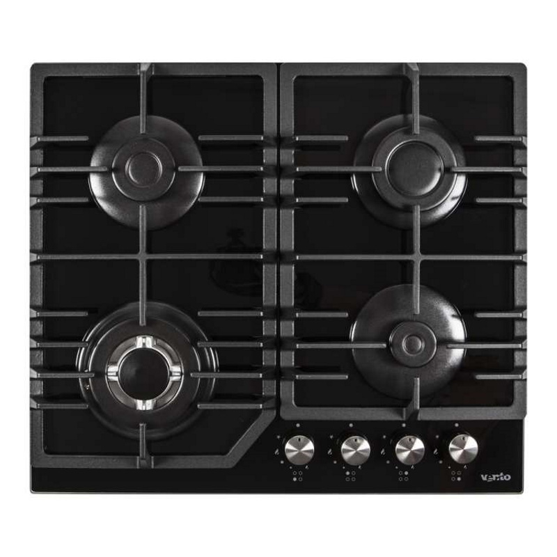 Газовая варочная поверхность HSF640-W3G CESBT (BK) VENTOLUX