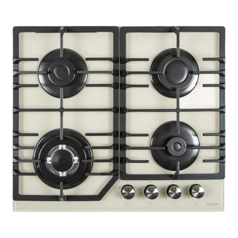 Газова варильна поверхня HSF640-W3G CESBT (IVORY) VENTOLUX