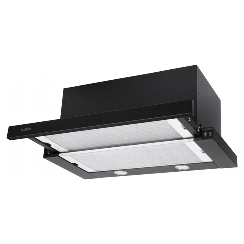 Телескопічна витяжка GARDA 60 BK (1300) SMD LED VENTOLUX Телескопічна витяжка GARDA 60 BK (1300) SMD LED VENTOLUX
