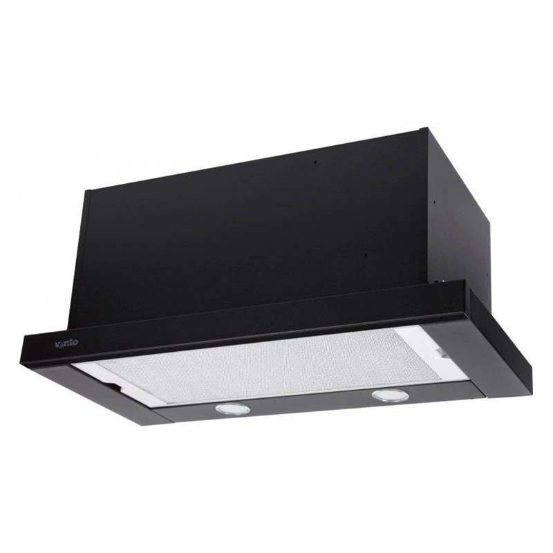 Телескопічна витяжка GARDA 60 BK (1100) SMD LED VENTOLUX