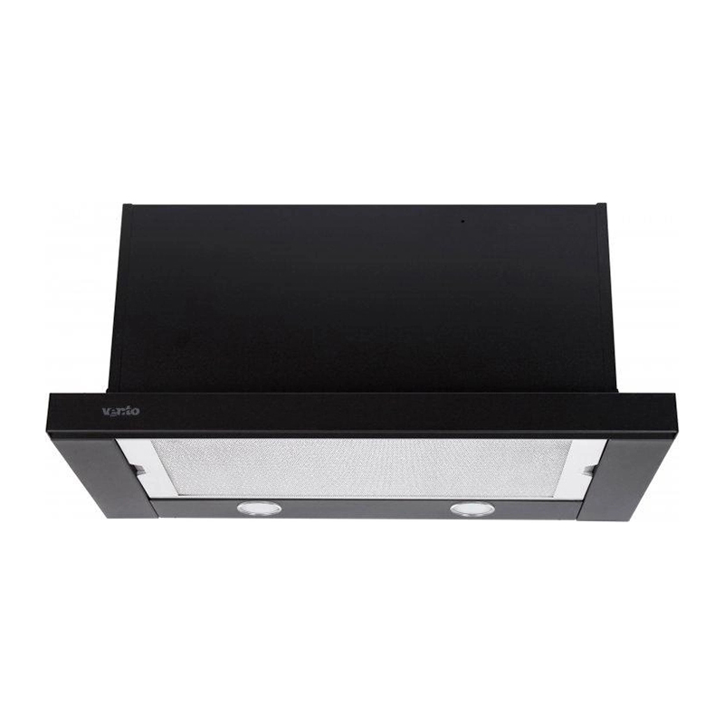 Телескопічна витяжка GARDA 60 BK (1100) SMD LED VENTOLUX