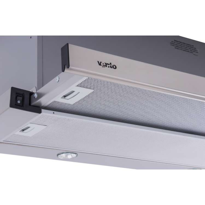 Телескопічна витяжка GARDA 90 INOX (1100) SMD LED VENTOLUX