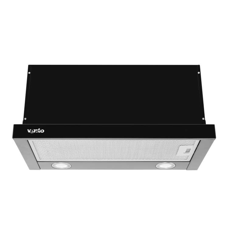 Телескопічна витяжка GARDA 60 BK (1100) LED VENTOLUX Телескопічна витяжка GARDA 60 BK (1100) LED VENTOLUX