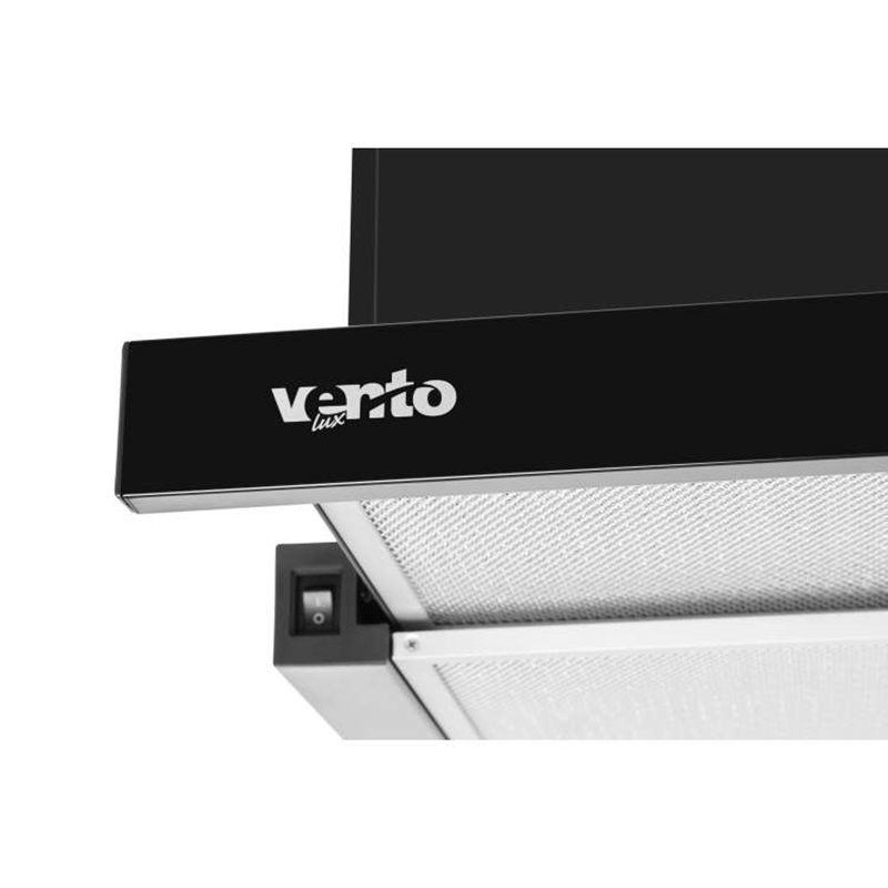 Телескопічна витяжка GARDA 60 BK (1100) LED VENTOLUX Телескопічна витяжка GARDA 60 BK (1100) LED VENTOLUX
