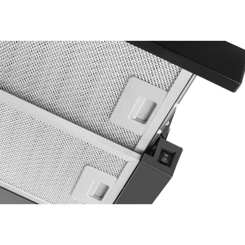 Телескопічна витяжка GARDA 60 BK (1100) LED VENTOLUX Телескопічна витяжка GARDA 60 BK (1100) LED VENTOLUX