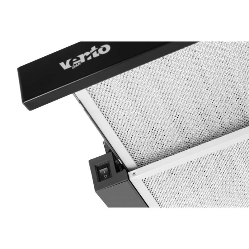 Телескопічна витяжка GARDA 60 BK (1100) LED VENTOLUX Телескопічна витяжка GARDA 60 BK (1100) LED VENTOLUX