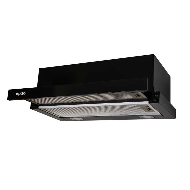 Телескопічна витяжка GARDA 60 BK (900) LED VENTOLUX Телескопічна витяжка GARDA 60 BK (900) LED VENTOLUX