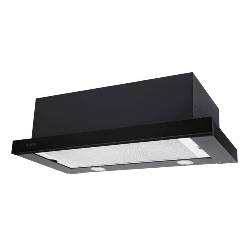 Телескопічна витяжка GARDA 60 BK (750) SMD LED VENTOLUX