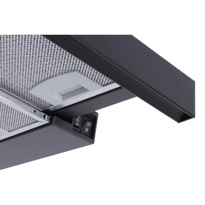 Телескопічна витяжка GARDA 50 BK (700) SLIM VENTOLUX