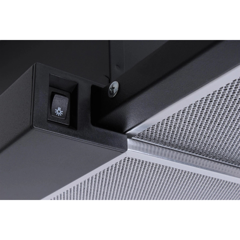 Телескопічна витяжка GARDA 50 BK (700) SLIM VENTOLUX