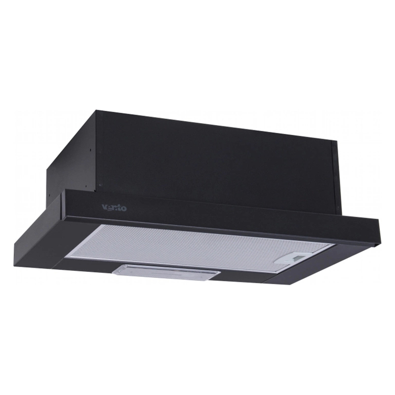 Телескопічна витяжка GARDA 50 BK (700) SLIM VENTOLUX