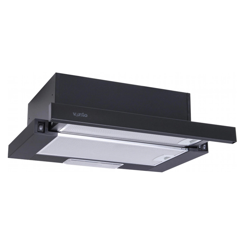 Телескопічна витяжка GARDA 50 BK (700) SLIM VENTOLUX